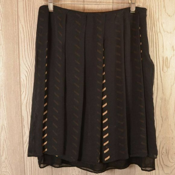 idenity by Lord & Taylor Dresses & Skirts - id/enity by Lord &Taylor Flare Black Skirt Size 8